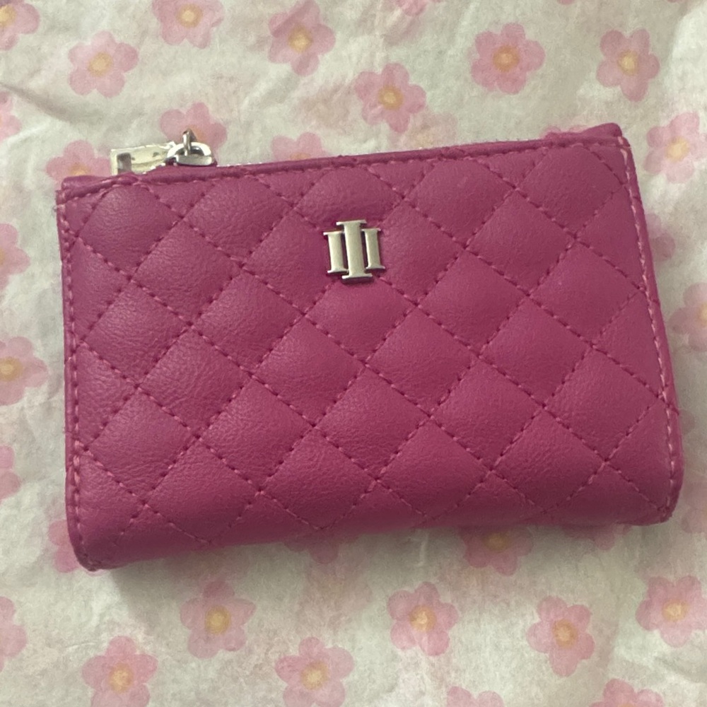 INC INTERNATIONAL CONCEPTS Ashlinn Small Quilted Wallet- Hot Pink NWOT